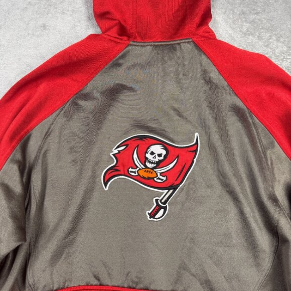 Vintage Tampa Bay Buccaneers Fleece Hoodie NFL Reebok Pullover Y2K Embroidered - Picture 4 of 13